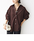 《予約》【WEB限定】〈洗濯機可能〉コーデュロイ ギャザー シャツ 羽織