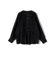 Fanaka:〈手洗い可能〉デザインピンタック ブラウス