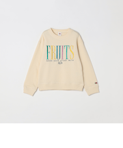 FRUIT OF THE LOOM: 刺繍 ロゴ スウェット <KIDS>