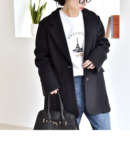 SHIPS any:〈UVカット〉ジャージー パイピング ノーカラー コート SHIPS any:〈UVカット〉ジャージー パイピング ノーカラー コート