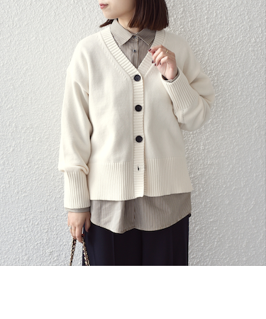 SHIPS Colors:〈手洗い可能〉フラッフィー Vネック カーディガン◇