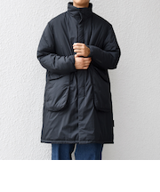 SHIPS any:〈軽量/撥水〉PERTEX(R) × PRIMALOFT(R) ミリタリー スタンド コート◆
