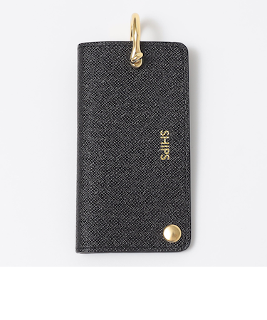 【WEB限定】SHIPS:【SAFFIANO LEATHER】シャックル 2トーン キーケース