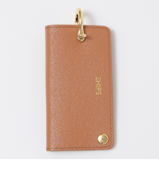 【WEB限定】SHIPS:【SAFFIANO LEATHER】シャックル 2トーン キーケース