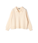 《予約》SHIPS Colors:〈手洗い可能〉フラッフィー スキッパー ニット◆