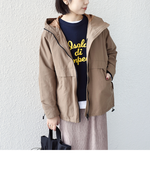 シップス カラーズ（SHIPS Colors）/SHIPS Colors:〈手洗い可能〉ダウンライナー グログラン パーカ 2◇ SHIPS Colors:〈手洗い可能〉ダウンライナー グログラン パーカ 2