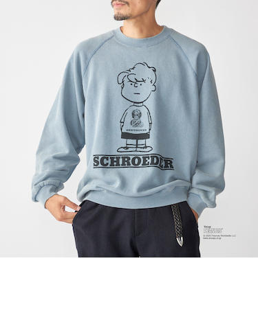 【SHIPS別注】AIRTOWNE: ピーナッツ ヴィンテージ スウェット