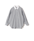 SHIPS Primary Navy Label:SUVIN コットン クレリック シャツ