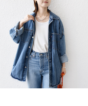 Levi’s:〈手洗い可能〉TWIST SHACKET