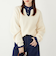 《予約》SHIPS Colors:〈手洗い可能〉畦 スキッパー ニット◆
