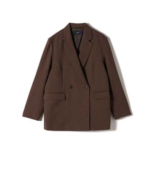 新品　イズスカラー　ボタニカル刺繍　ウールライク　ダブルボタン　コート 新品 イズスカラー ボタニカル刺繍 ウールライク ダブルボタン コート