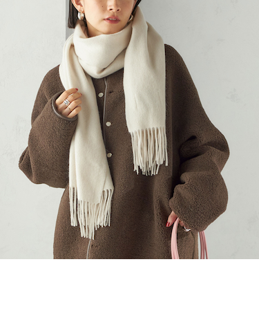 《予約》ウール カシミヤ ウォッシャブル ストール