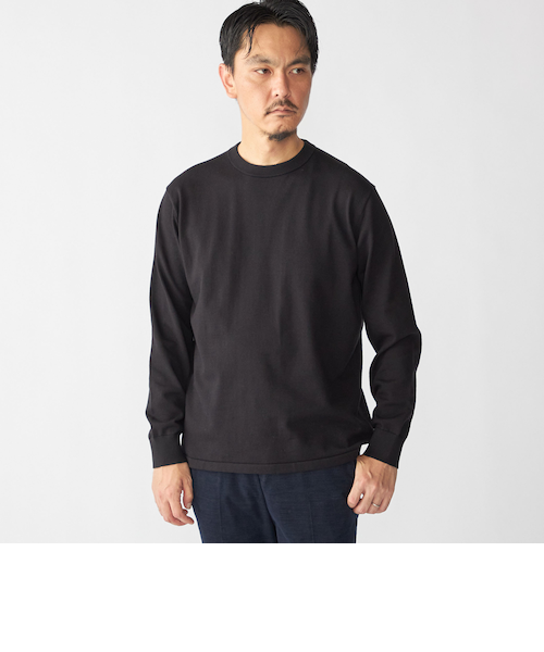 【22SS新品未使用アルチビオ】吸水速乾機能クルーニット 38号 L＆Wデザイン】吸水速乾 接触冷感 オーバーサイズTシャツ【AOKI