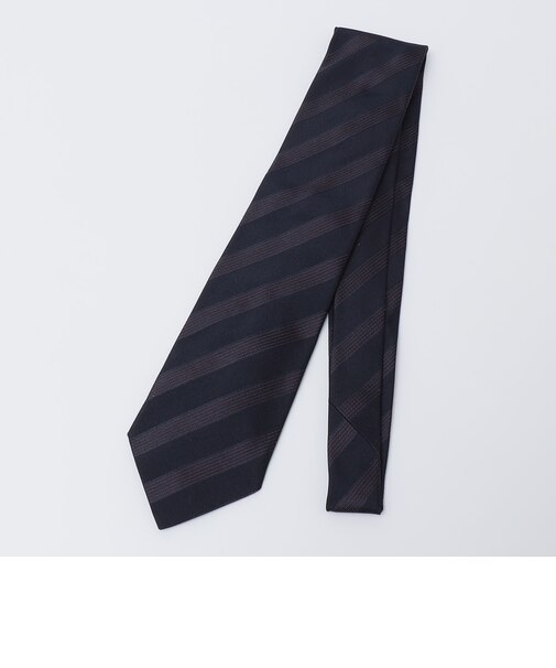 Errico Formicola: シルク ジャカード ピンストライプ ネクタイ