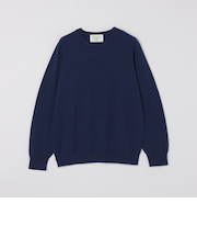 SHIPS: 〈手洗い可能〉12ゲージ ホールガーメント カシミヤ クルーネック