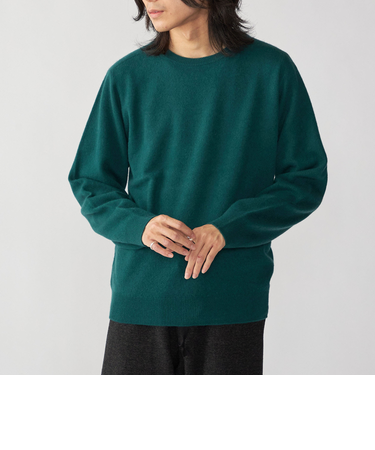 SHIPS: 〈手洗い可能〉12ゲージ ホールガーメント カシミヤ クルーネック