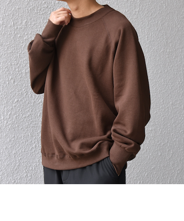 SHIPS any: ヴィンテージライク 裏起毛 セミモックネック ラグラン スウェット◇