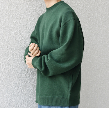 SHIPS any: French Merino ウール クルーネック ニット◇