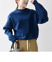 SHIPS any: French Merino ウール クルーネック ニット◇