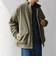 SHIPS any:〈撥水/防風等〉多機能 中綿 2トーン スタンド ブルゾン 25AW◆