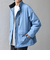 SHIPS any:〈撥水/防風等〉多機能 中綿 2トーン スタンド ブルゾン 25AW◆