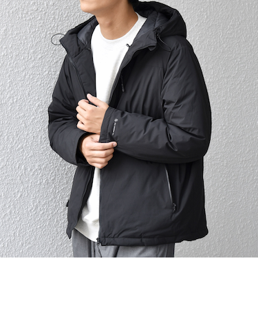 SHIPS any:〈撥水/防風等〉多機能 ダウン フード ブルゾン 25AW◇