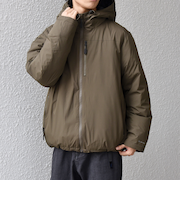 SHIPS any:〈撥水/防風等〉多機能 ダウン フード ブルゾン 25AW◆