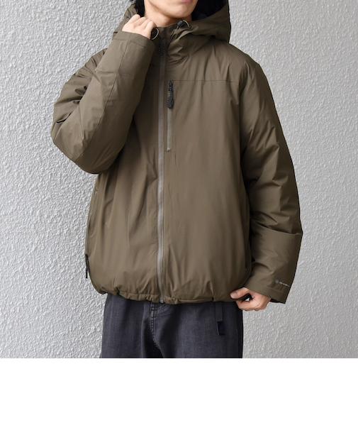 SHIPS any:〈撥水/防風等〉多機能 ダウン フード ブルゾン 25AW◆