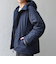SHIPS any:〈撥水/防風等〉多機能 ダウン フード ブルゾン 25AW◆