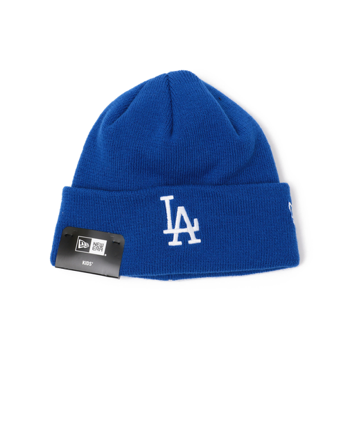 NEW ERA: ベーシック MLB ロゴ 刺繍 ニットキャップ <KIDS>