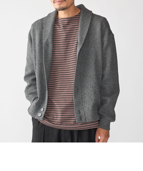 【希少品】 S.E.A.F. ショールカラースウェットカーディガン 販売数限定 希少品】 S.E.A.F. ショールカラースウェットカーディガン 販売