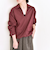 《予約》quaranciel:〈洗濯機可能〉フロント ポケット スキッパー シャツ