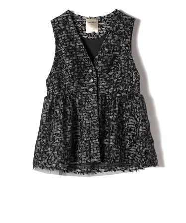 【SHIPS別注】troisiemeCHACO: チュール ジレ（セレモニー対応可）