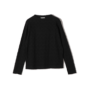 assiette:〈手洗い可能〉シャーリング レース プルオーバー