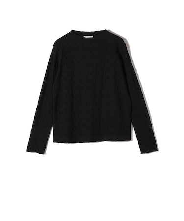 assiette:〈手洗い可能〉シャーリング レース プルオーバー