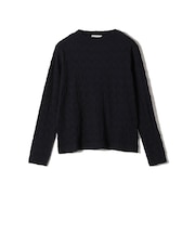 assiette:〈手洗い可能〉シャーリング レース プルオーバー