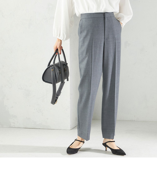 ウーステッド テーパード パンツ（セットアップ対応）