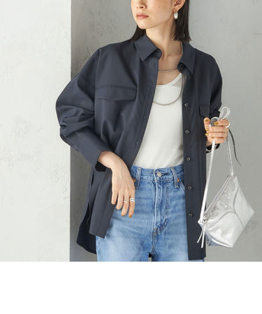 〈手洗い可能〉トロピカル ポケット シャツ（セットアップ対応）