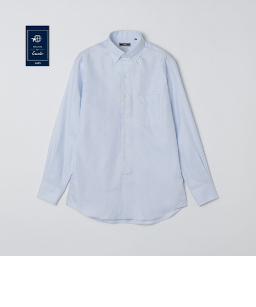 SHIPS: イージーアイロン イタリアン ボタンダウン ヘリンボーン