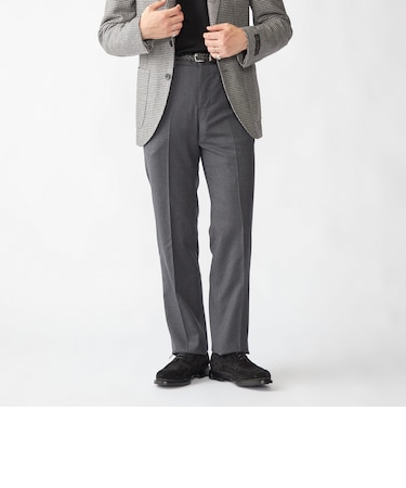 PT TORINO: CITY FIT ウール ライト フランネル スラックス