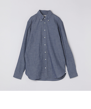 GUY ROVER: シャンブレー ソリッド ボタンダウン シャツ