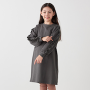 SHIPS any:〈洗濯機可能〉デザイン フリル ワンピース <KIDS>