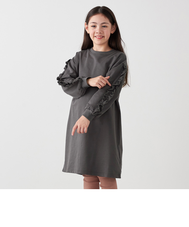 SHIPS any:〈洗濯機可能〉デザイン フリル ワンピース <KIDS>