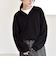 《予約》quaranciel:〈手洗い可能〉ケーブル ジャージー Vネック プルオーバー