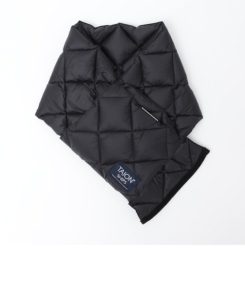 【SHIPS別注】TAION: 〈手洗い可能〉キルティング ダウン マフラー