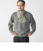 【SHIPS別注】TAION: 〈手洗い可能〉キルティング ダウン マフラー