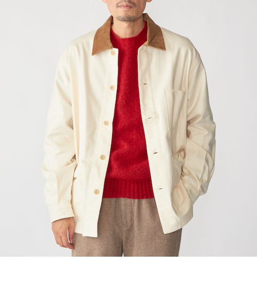 SHIPS:〈手洗い可能〉ライト ネル カバーオール シャツ｜シップスの