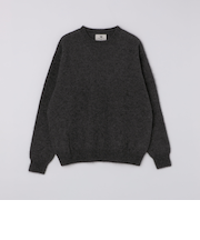 SHIPS: 5ゲージ ヤク ブレンド クルーネック ニット