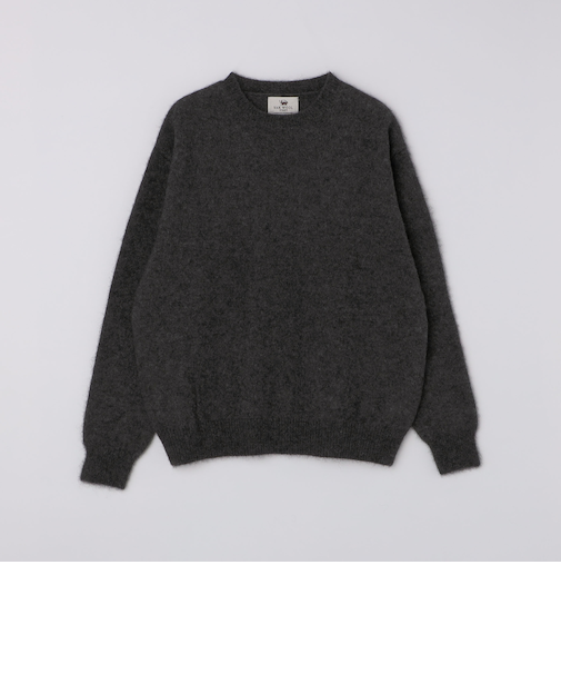 SHIPS: 5ゲージ ヤク ブレンド クルーネック ニット