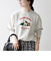 【WEB限定】SHIPS any: NATIONAL PARK プリント スウェット 25AW(ユニセックス)◇